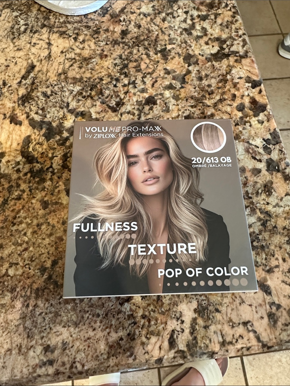 Volume Pro-Max Hair Extensions by Ziplox in 20/613 OB Blonde